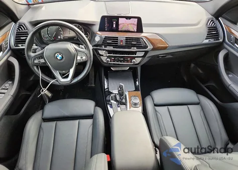 2020 BMW X3 xDrive30I z USA, uszkodzony, nr VIN 5UXTY5C09L9D03083